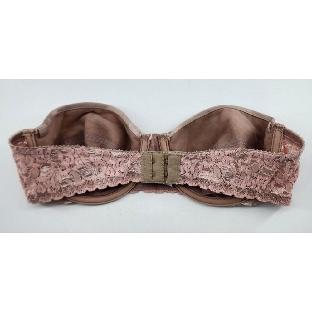 Vintage Maidenform Rendezvous Strapless Underwire Demi Bra‎ Pink Style 8355 36B - Picture 4 of 9